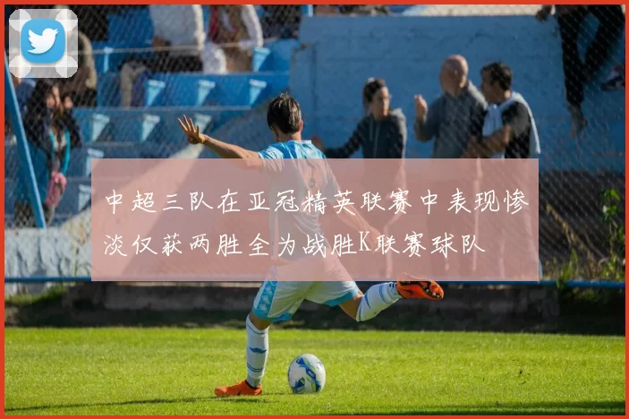 中超三队在亚冠精英联赛中表现惨淡仅获两胜全为战胜K联赛球队